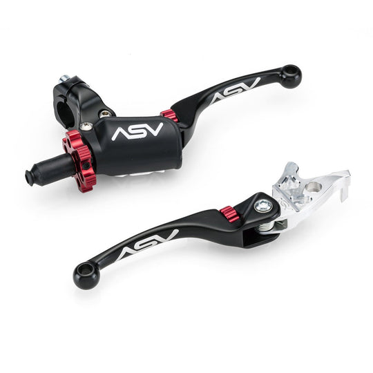 ASV F4 PRO ATV Lever Pair w/ Pro Perch for Yamaha | Brake + Clutch Kit BCF4A106YPX - Dune Goons
