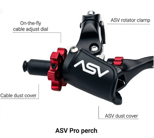 ASV F4 Pro Clutch & Brake Lever Pair w/ Hot Start (BCF40106PH) - Dune Goons