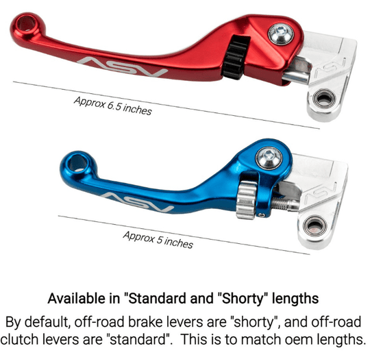ASV F4 Pro Clutch & Brake Lever Pair w/ Hot Start (BCF40106PH) - Dune Goons