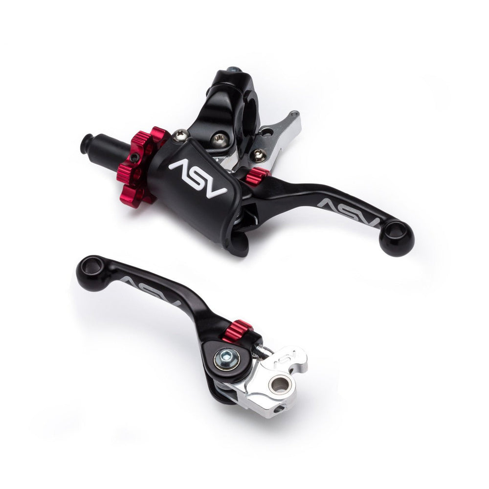 ASV F4 Pro Clutch & Brake Lever Pair w/ Hot Start (BCF40106PH) - Dune Goons