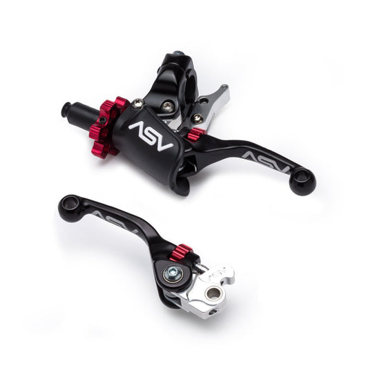 ASV F4 Pro Clutch & Brake Lever Pair w/ Hot Start (BCF40106PH) - Dune Goons