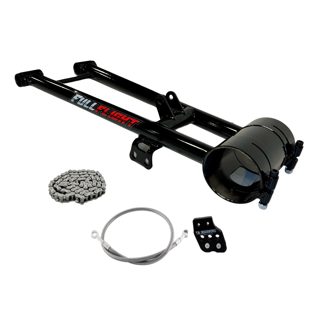 ATV Extended 4130 Chromoly Swingarm - Complete Package - Dune Goons