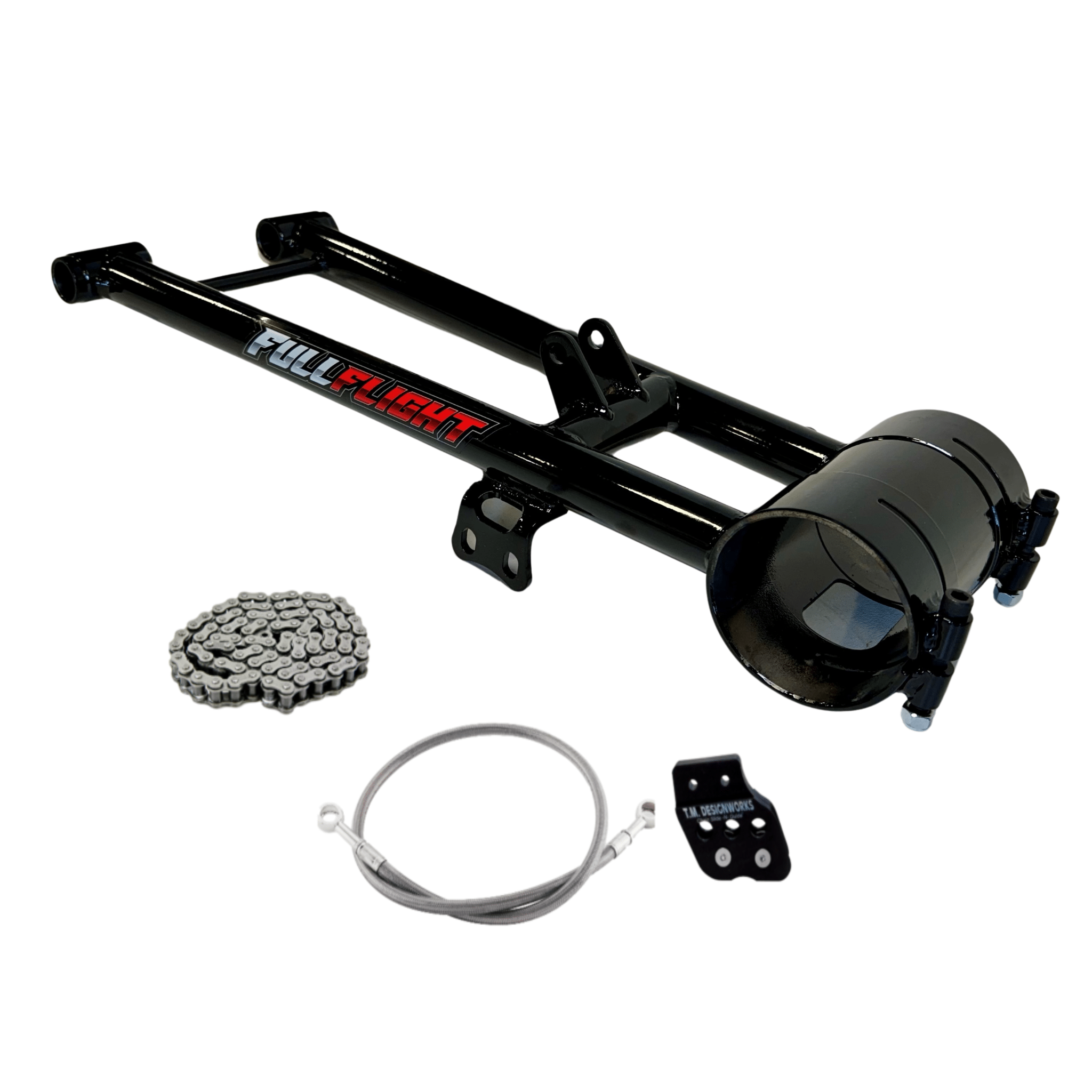 ATV Extended 4130 Chromoly Swingarm - Complete Package - Dune Goons