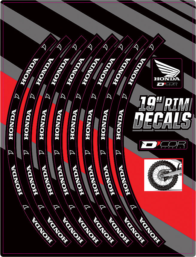 D-Cor Rim Decals 19" Rear