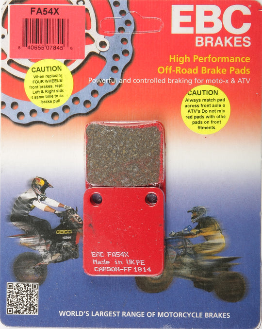 EBC Brake Pads FA54X Carbon X (Banshee 1990-2006)