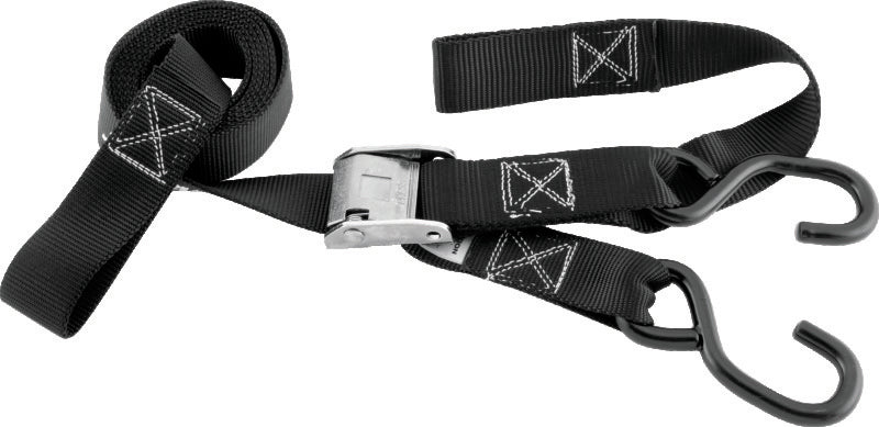 BikeMaster Tiedown 1-1/2 Integrated Softhook - Black
