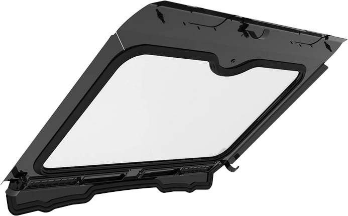 Kolpin Glass UTV Windshield with Sliding Vents - Polaris