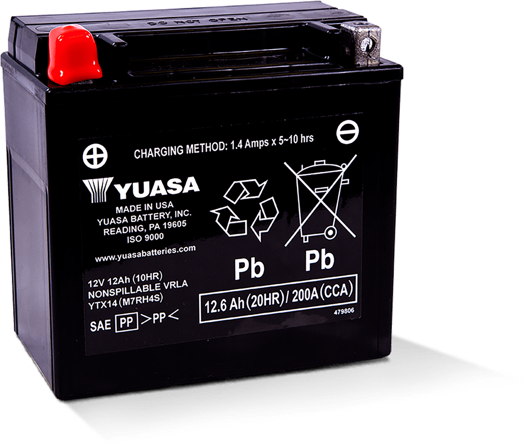 Yuasa Factory Activated Battery YTX14