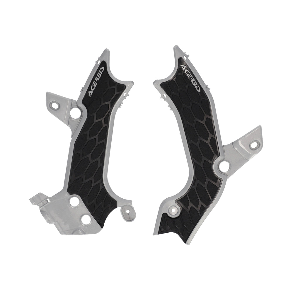 Acerbis X-Grip Frame Guard Silver and Black