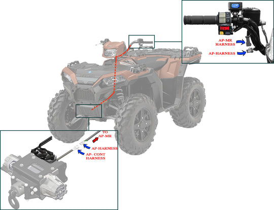 KFI Assault Polaris Kit Harness Assembly - Replacement