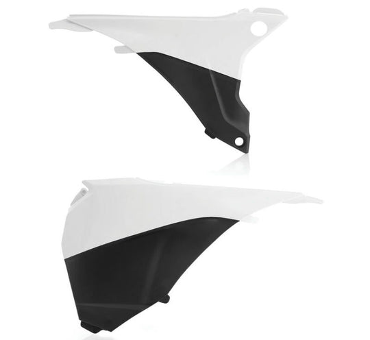 Acerbis Airbox Cover - 14-16 KTM EXC/EXC-F/XC-W - White/Black