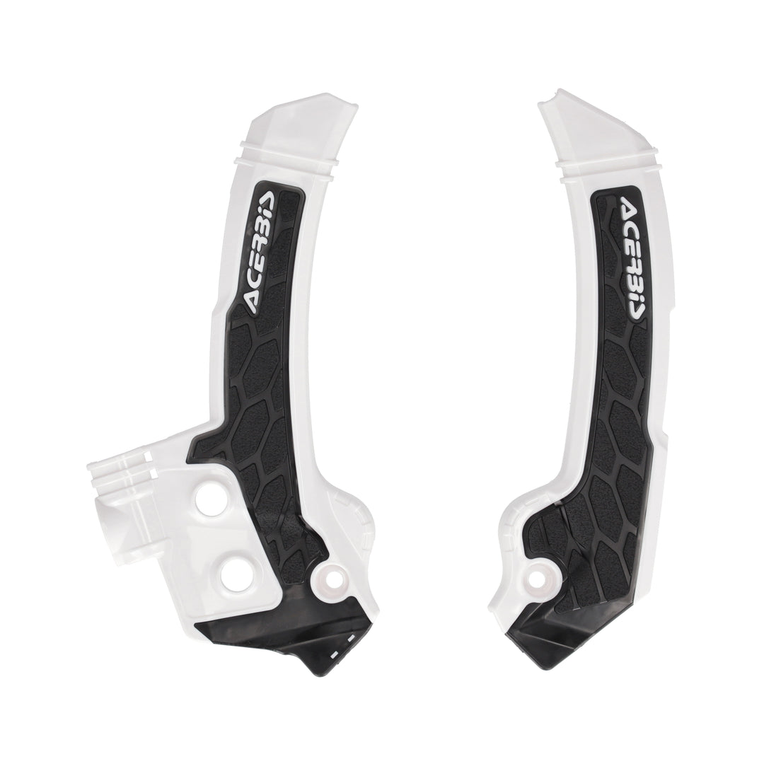 Acerbis X-Grip Frame Guard Guards HUS White and Black (2987271035)