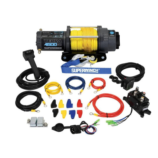Superwinch Terra 4500SR Winch - 4,500 lb - Gray Wrinkle