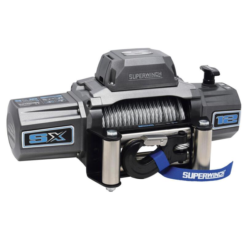 Superwinch SX 12000 Wire Rope Winch - 12,000 lb - Graphite