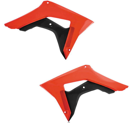Acerbis Radiator Shroud - 17-22 Hon CRF250R/450R/450R-S - Red/Blk