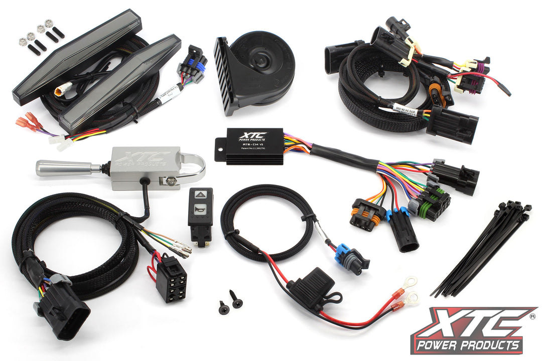 XTC Self-Canceling Turn Signal Kit with Billet Lever, Horn and X-LITE DRL - Can-Am - Commander 700 / 1000 2021-2026
