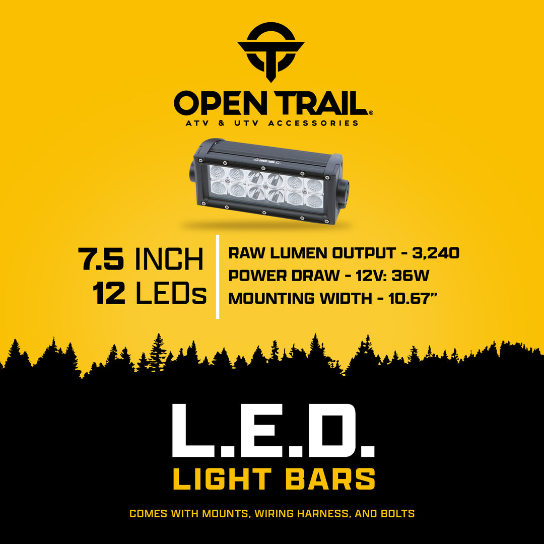 Open Trail Dual Row LED Light Bar - Combo Beam