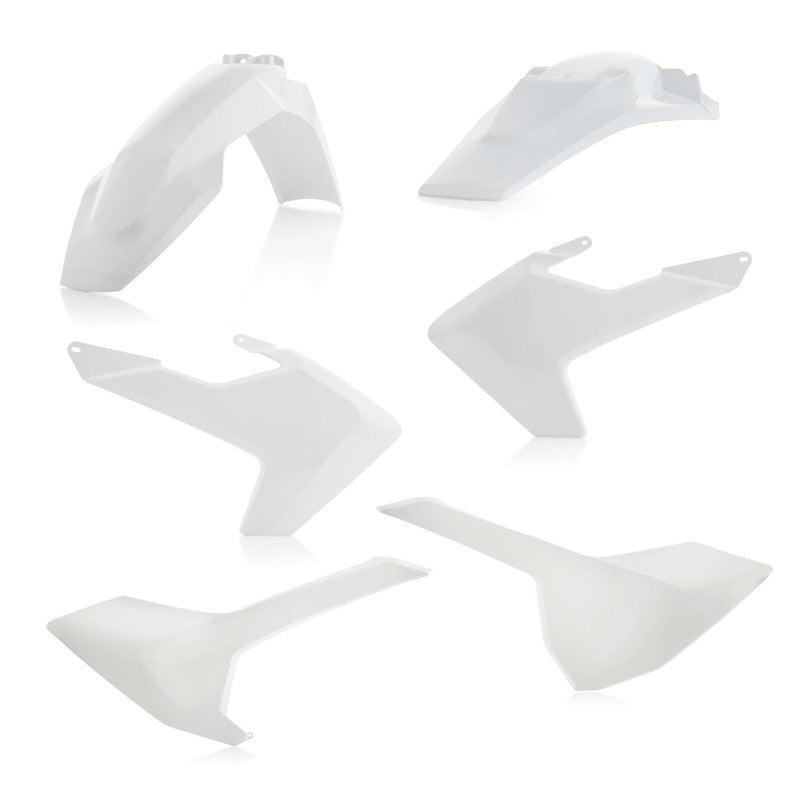 Acerbis Plastic Kit - 17-19 Husq TE/FE 150-501 - White