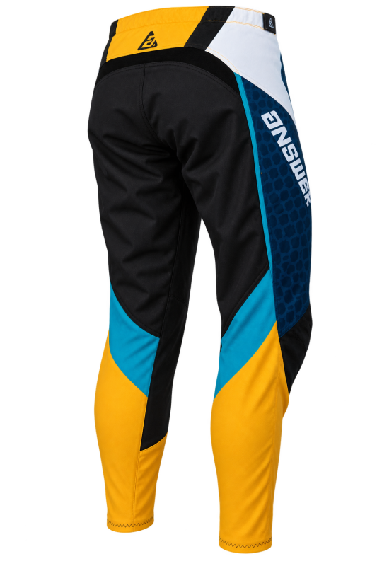 Answer Syncron Raceday Pants Yellow/Navy/Cyan/White