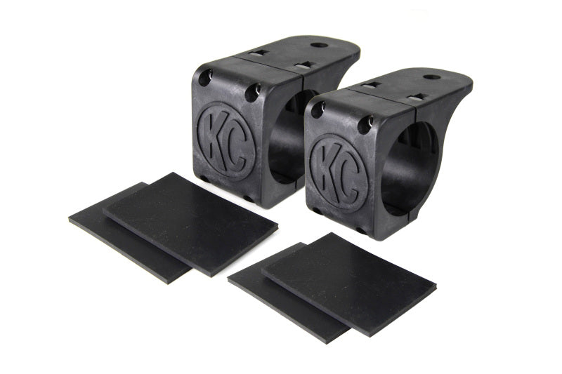 KC HiLiTES Universal Tube Clamp Light Mount Bracket Set/2.25in. to 2.5in. Bar (Pair)