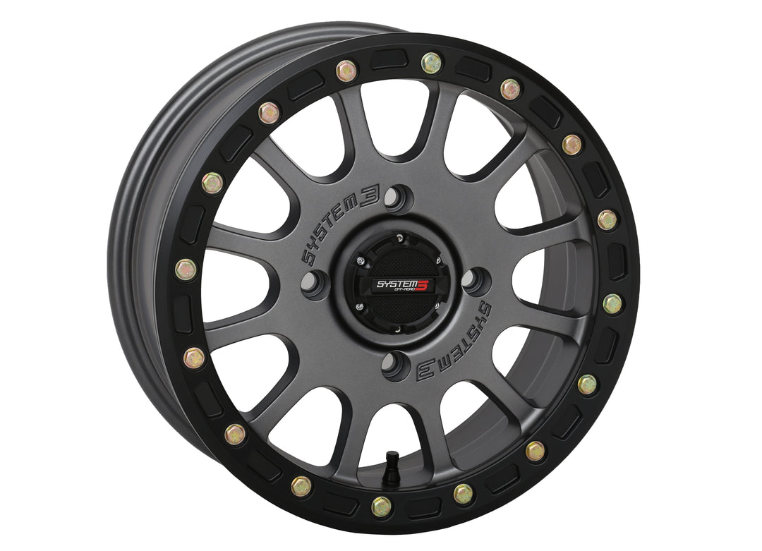 System 3 SB5 Wheels 15x7 5+2 (+38MM) Gunmetal Grey