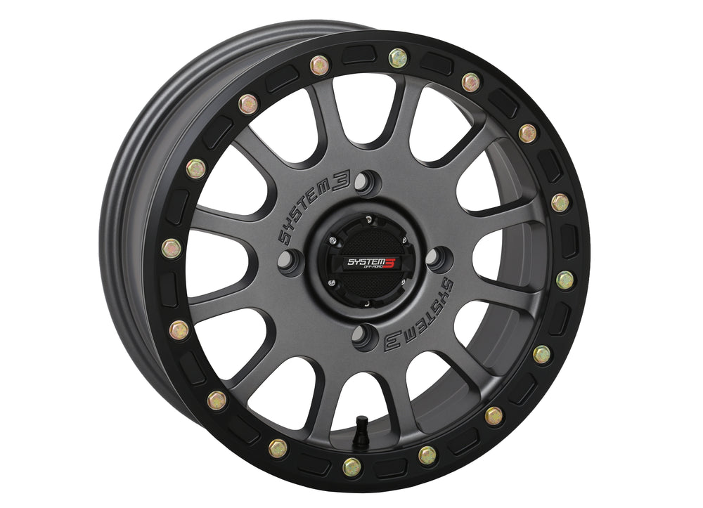 System 3 SB5 Wheels 15x7 5+2 (+38MM) Gunmetal Grey