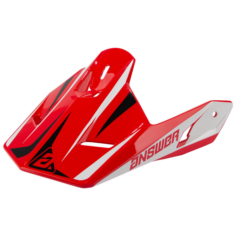 Answer AR1 Mototown Glossy Visor - Red/White/Black