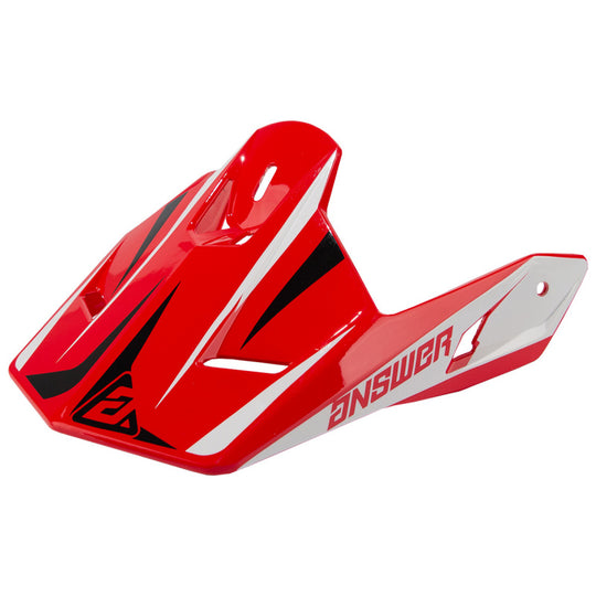 Answer AR1 Mototown Glossy Visor - Red/White/Black
