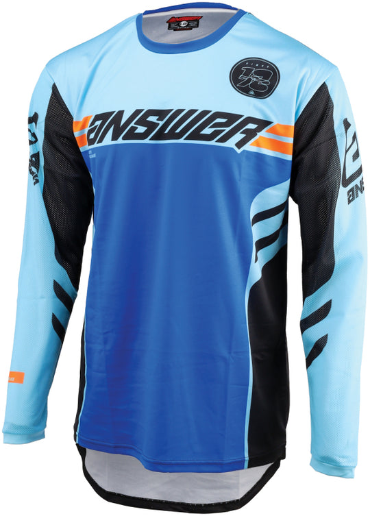 Answer Arkon Nitrus Jersey Blue/Black/Hyper Orange Youth