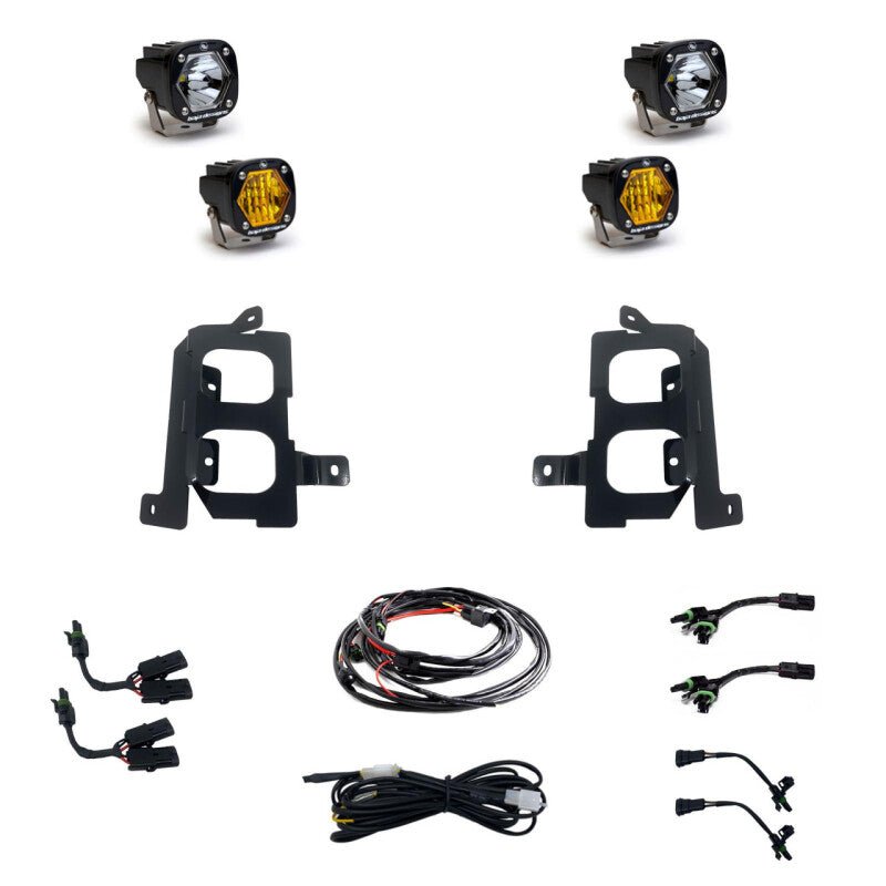 Baja Designs Fog Pocket Light Kit - GMC Sierra 1500 2019+ - Dune Goons