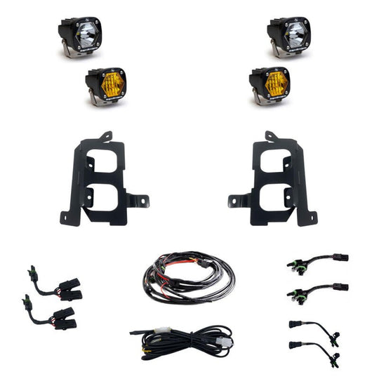 Baja Designs Fog Pocket Light Kit - GMC Sierra 1500 2019+ - Dune Goons