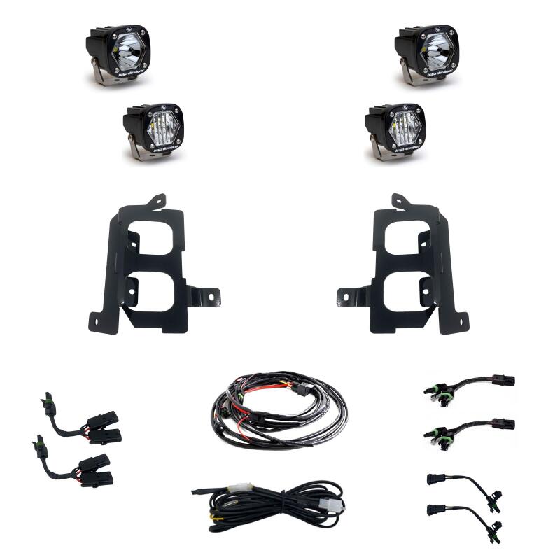 Baja Designs Fog Pocket Light Kit - GMC Sierra 2500HD, 3500HD 2020 - 2022 - Dune Goons