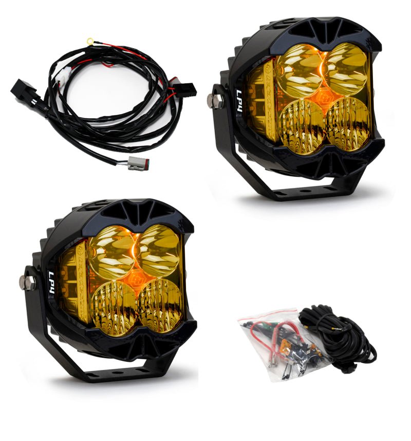Baja Designs LP4 Pro LED Light Pod - Amber (Pair) - Dune Goons