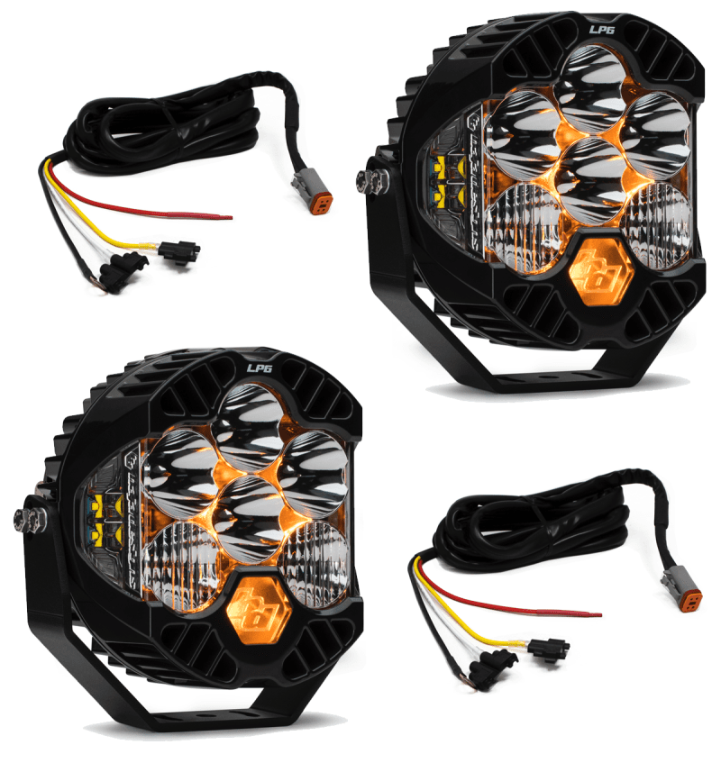 Baja Designs LP6 Light Kit w/Upfitter - Jeep Wrangler JL, Gladiator JT Rubico... - Dune Goons