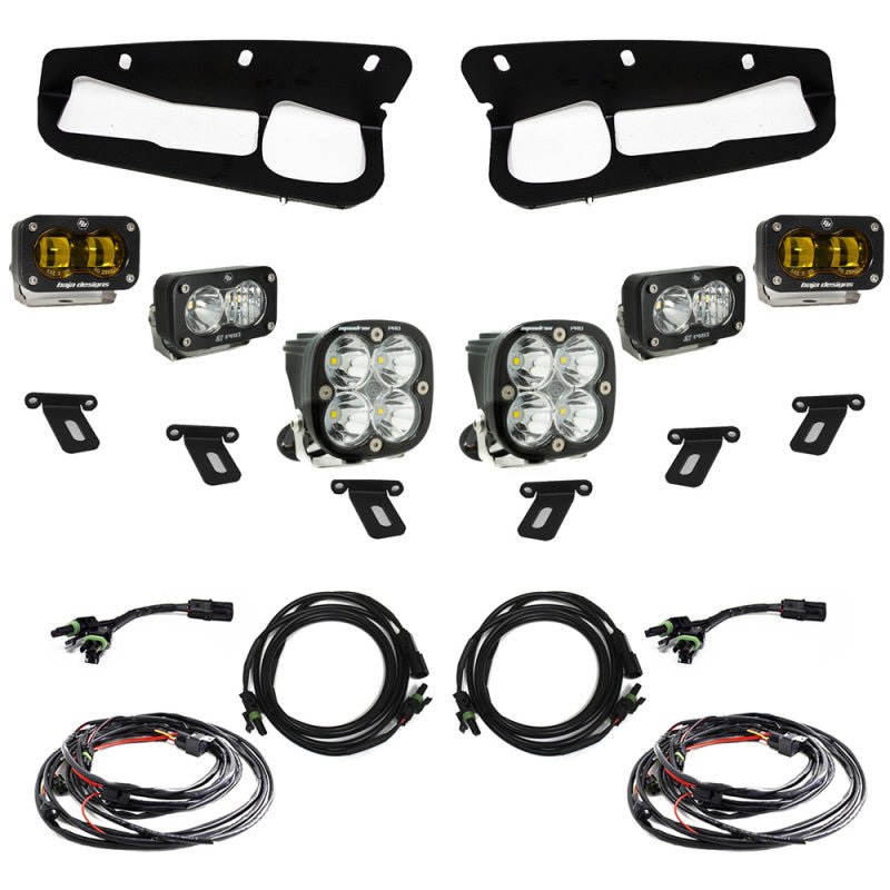 Baja Designs Pro Fog Pocket Kit Amber - Ford Bronco w/Steel Bumper 2021 - 2022 - Dune Goons
