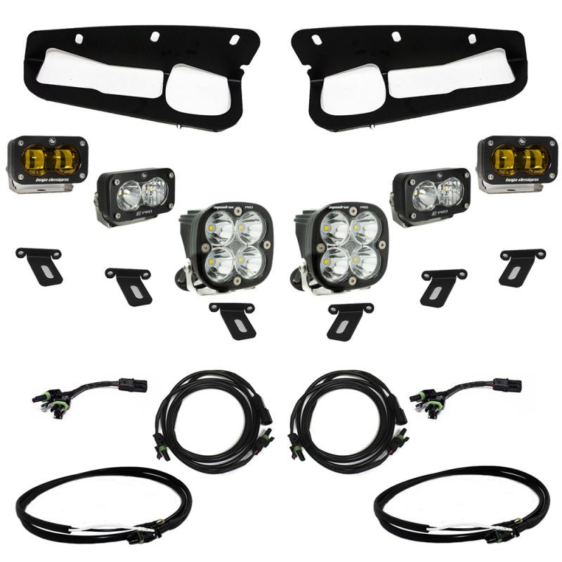 Baja Designs Pro Fog Pocket Kit Amber - Ford Bronco w/Steel Bumper 2021 - 2022 - Dune Goons