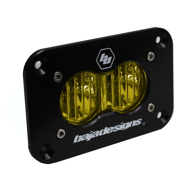 Baja Designs S2 Flush Mount Light Pod - Wide Cornering Amber - Dune Goons