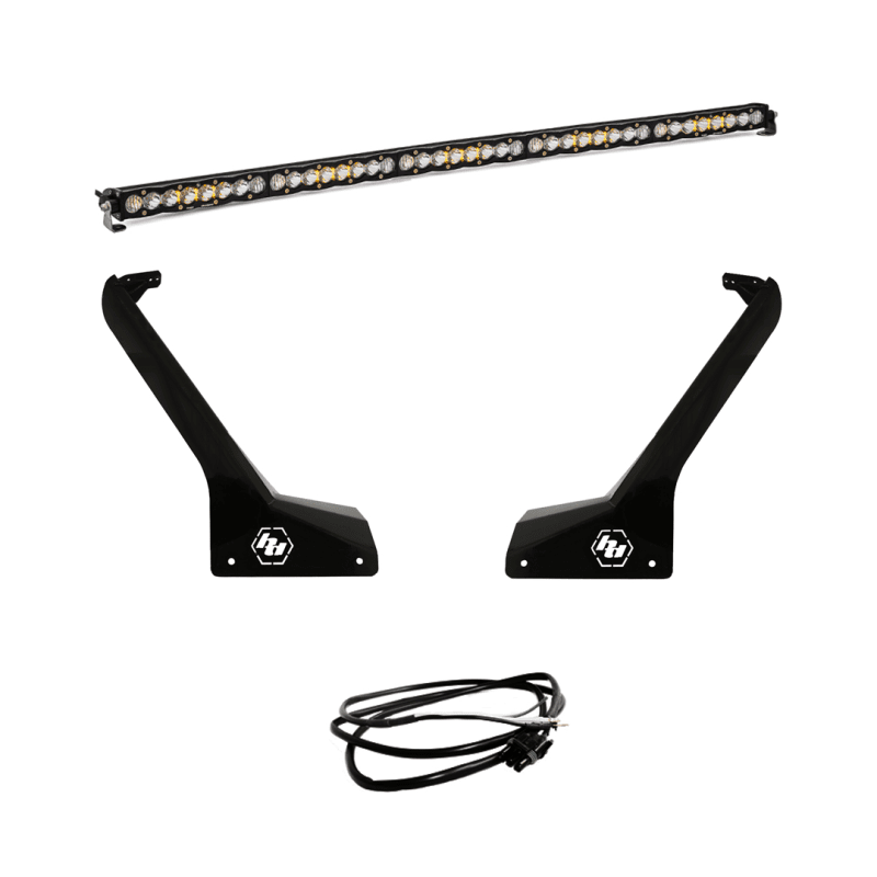 Baja Designs S8 Roof Bar Kit w/Upfitter - Jeep Wrangler JL, Gladiator JT 2018+ - Dune Goons