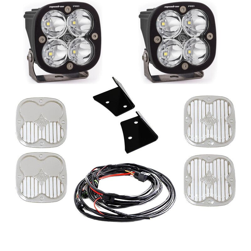 Baja Designs Squadron Pro A - Pillar Kit - Jeep Wrangler JK 2007 - 2018 - Dune Goons