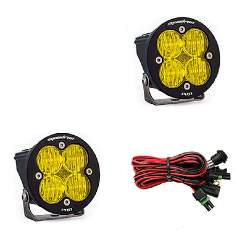 Baja Designs Squadron R Pro Light Pod - Wide Cornering Amber (Pair) - Dune Goons