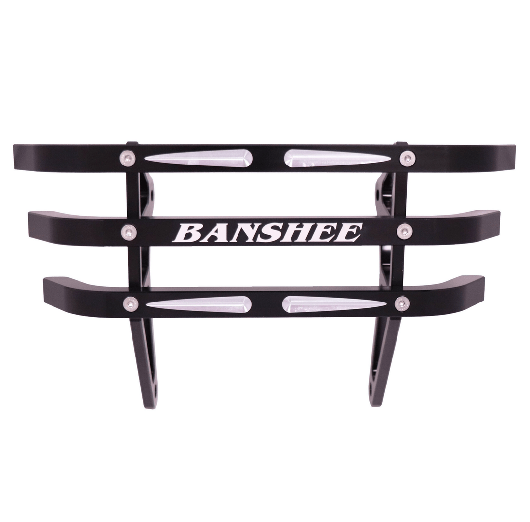 Banshee Billet Aluminum 3 Bar Front Bumper – Black or Polished Finish - Dune Goons