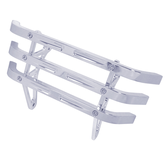 Banshee Billet Aluminum 3 Bar Front Bumper – Black or Polished Finish - Dune Goons