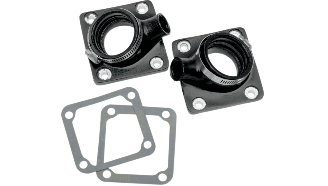 Banshee Carburetor Intake Flange Kit with Boost Bottle Mounts 34mm - 35mm - Dune Goons