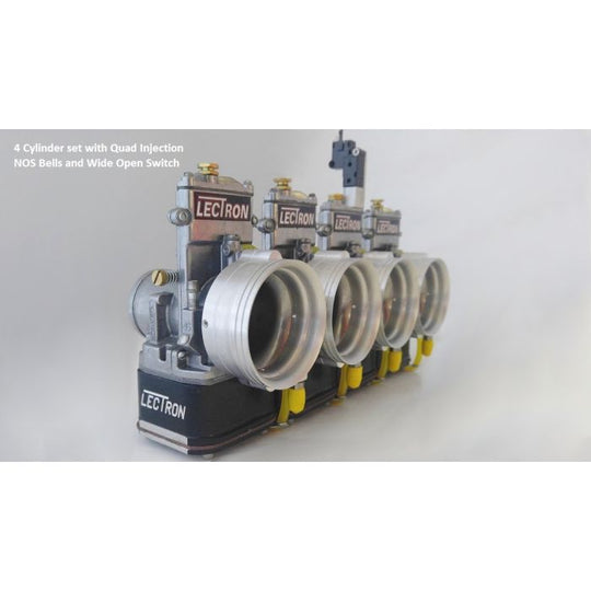 Banshee Drag Racing Carb Set 44mm Alcohol Billet Bowls Dual Power jets Lectron gravity fed - Dune Goons