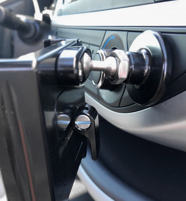 Axia Alloys Adjustable Phone Mount - Adhesive Surface Mount, Black