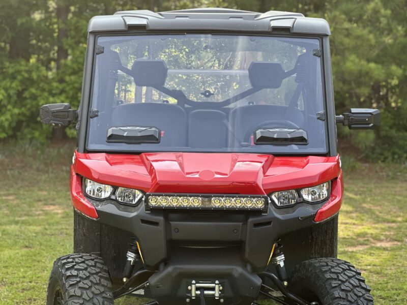 Seizmik Vented UTV Windshield - Can-Am - Defender / MAX Versa Vent Hard Coat 2016-2026