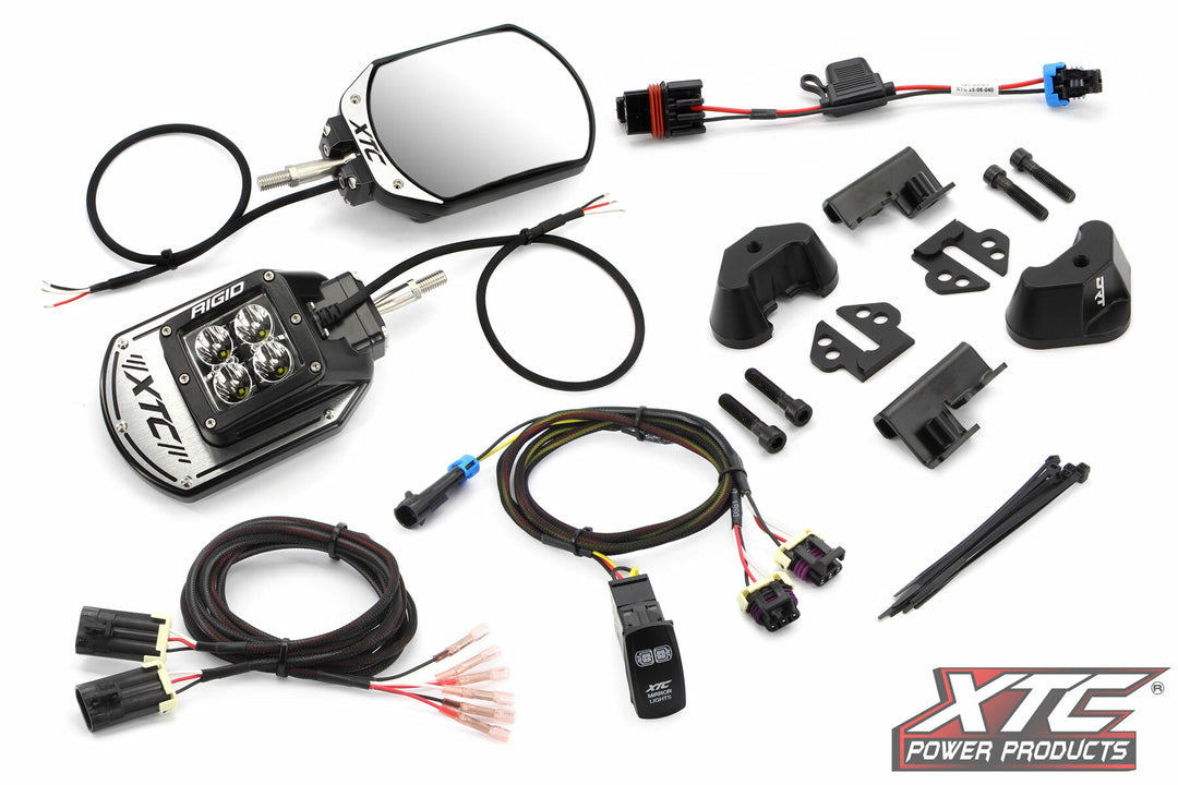 XTC SIX12 Lighted Side Mirror Vehicle Kit - Polaris