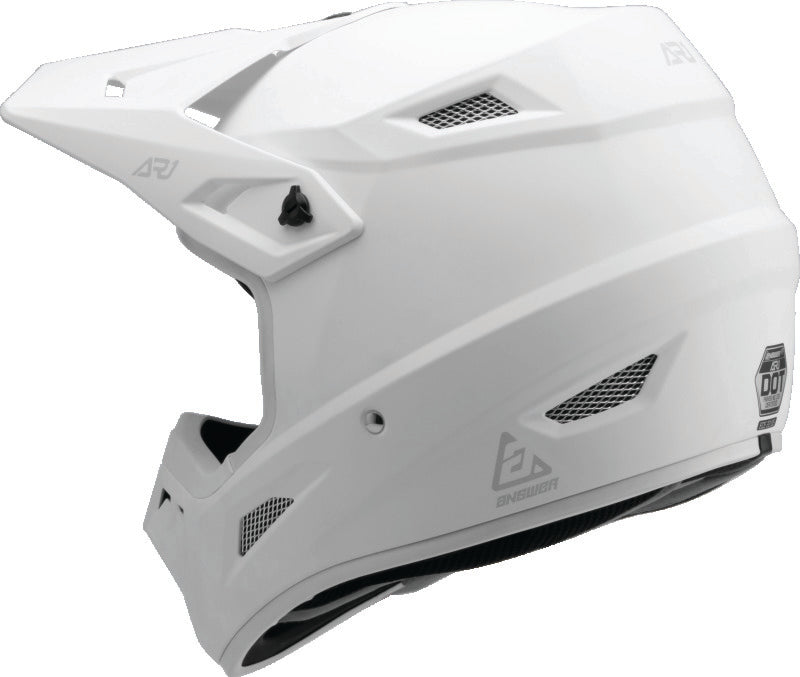 Answer AR1 Solid Helmet Matte White