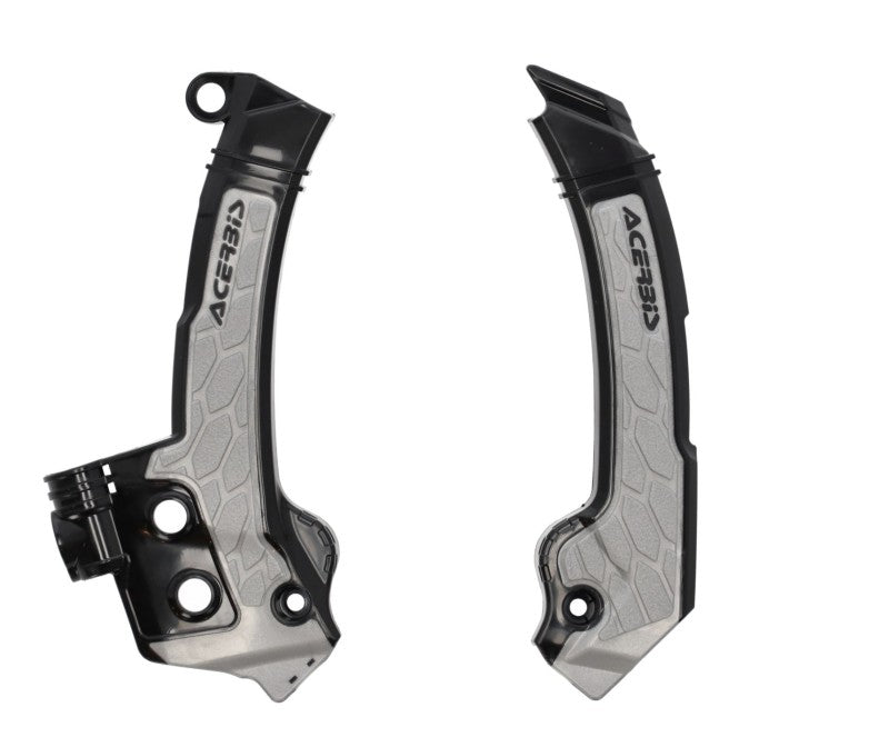 Acerbis X-Grip Frame Guards - 23+ Husq FC/FX/TC/FE/TE - Blk/Gray