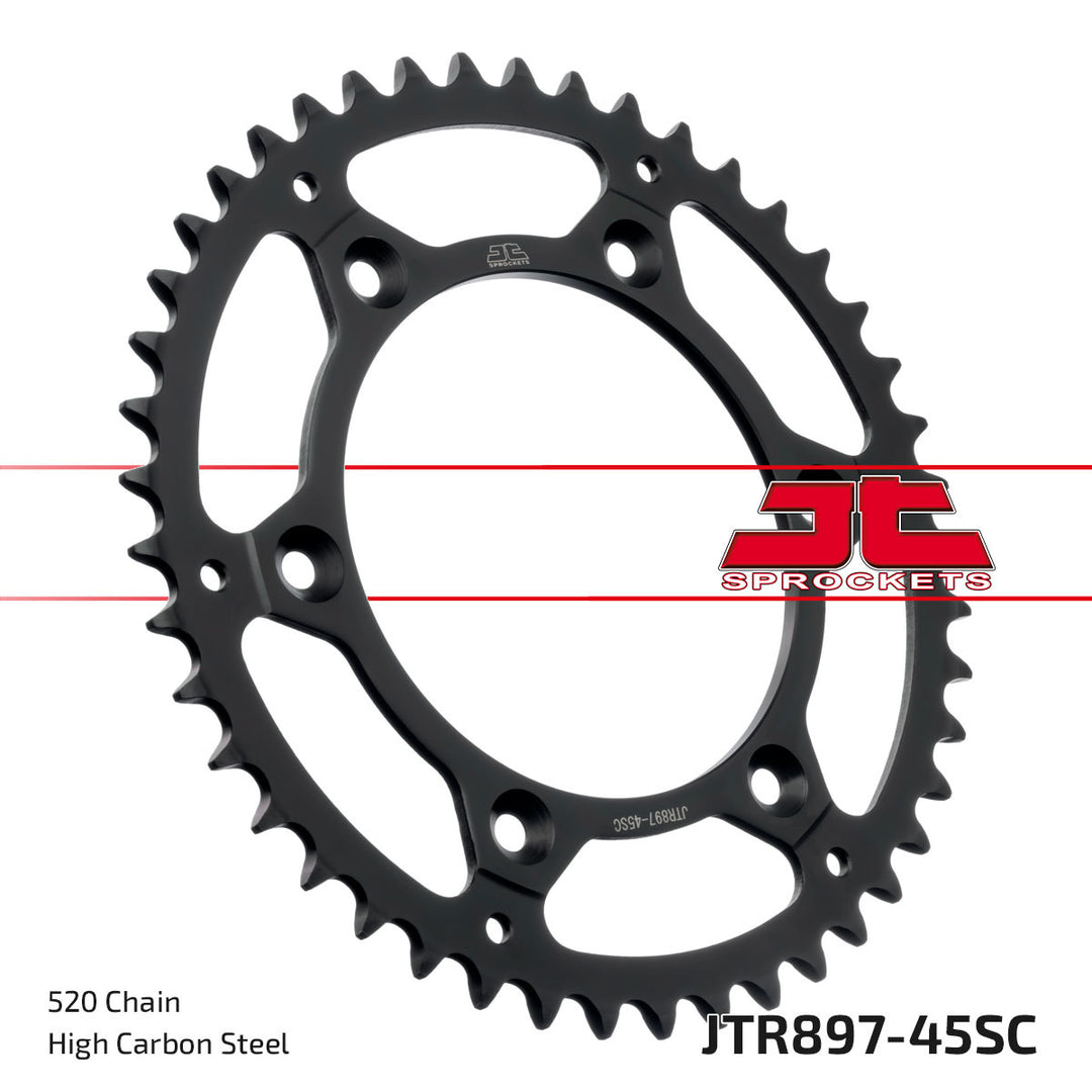JT Sprockets Steel Rear Sprocket 45T-520